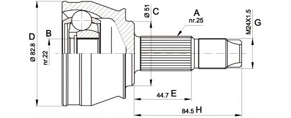 OPEN PARTS CVJ5302.10