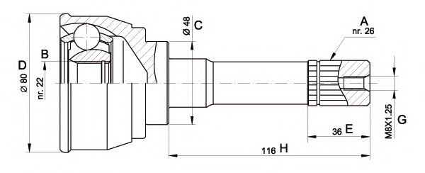 OPEN PARTS CVJ5367.10