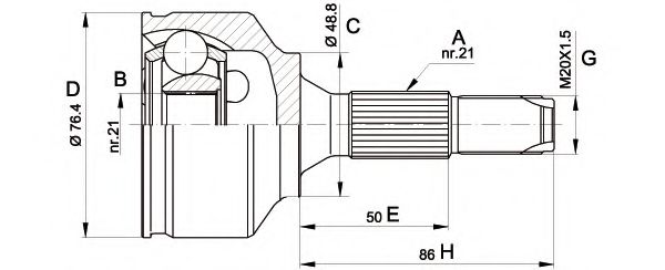 OPEN PARTS CVJ5394.10