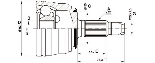 OPEN PARTS CVJ5395.10