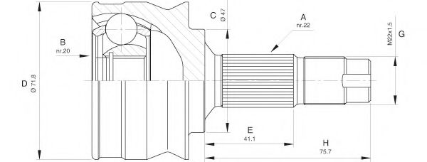 OPEN PARTS CVJ5397.10