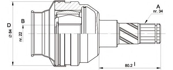 OPEN PARTS CVJ5427.20