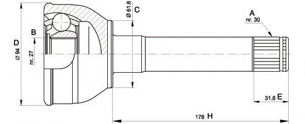 OPEN PARTS CVJ5429.10