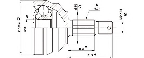 OPEN PARTS CVJ5460.10