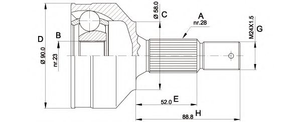 OPEN PARTS CVJ5461.10