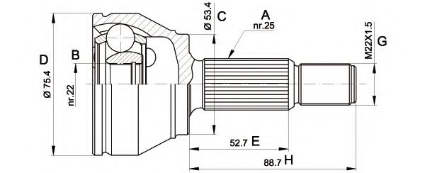 OPEN PARTS CVJ5515.10