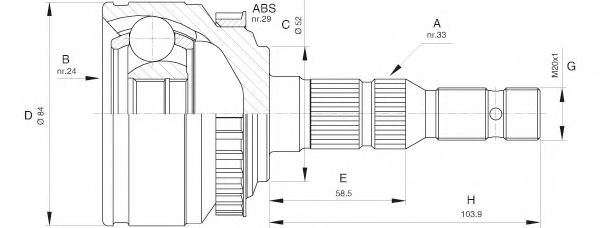 OPEN PARTS CVJ5527.10