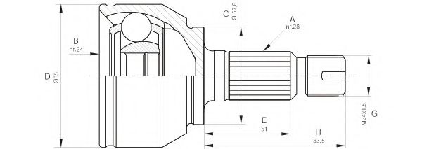 OPEN PARTS CVJ5567.10