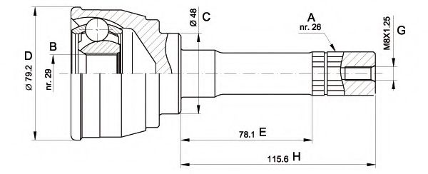 OPEN PARTS CVJ5568.10