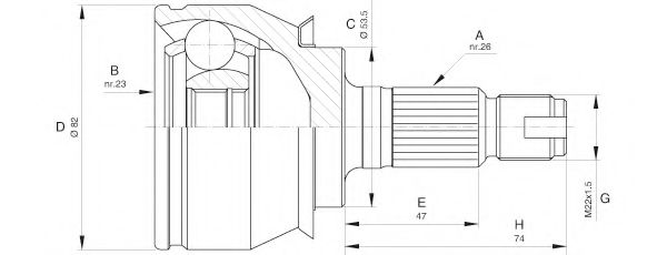 OPEN PARTS CVJ5610.10