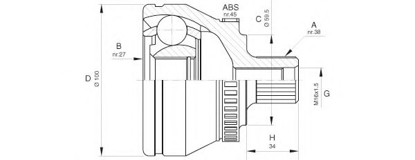 OPEN PARTS CVJ5621.10