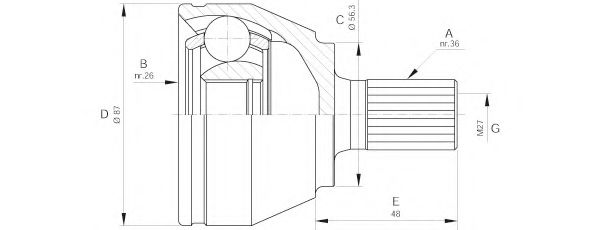 OPEN PARTS CVJ5643.10