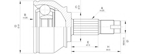 OPEN PARTS CVJ5647.10