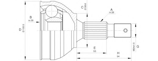 OPEN PARTS CVJ5653.10