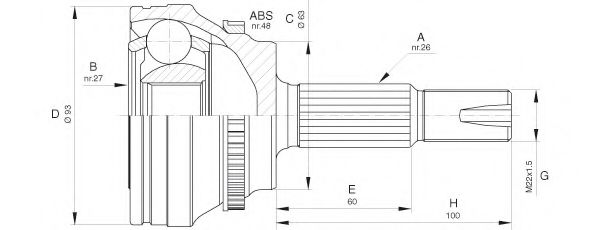 OPEN PARTS CVJ5659.10