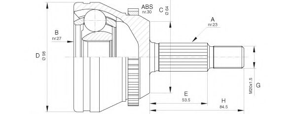 OPEN PARTS CVJ5660.10