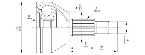 OPEN PARTS CVJ5673.10