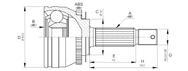 OPEN PARTS CVJ5674.10