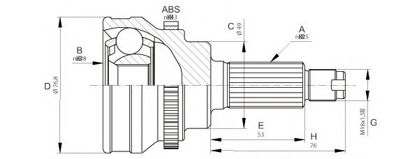 OPEN PARTS CVJ5675.10