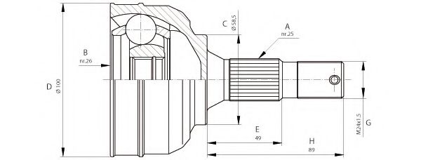 OPEN PARTS CVJ5680.10