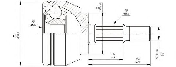 OPEN PARTS CVJ5684.10