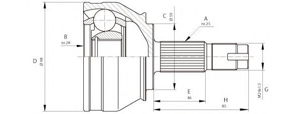 OPEN PARTS CVJ5687.10