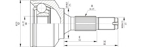 OPEN PARTS CVJ5692.10