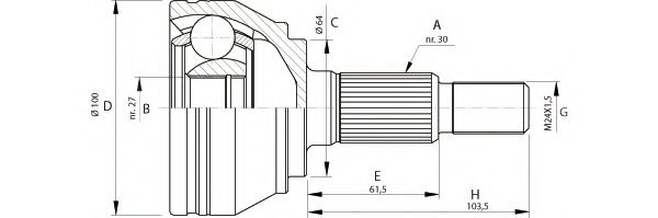 OPEN PARTS CVJ5694.10