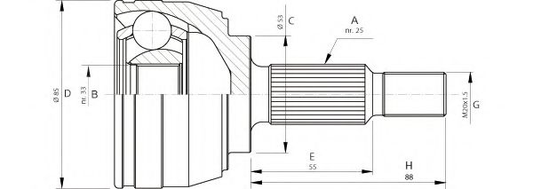 OPEN PARTS CVJ5705.10