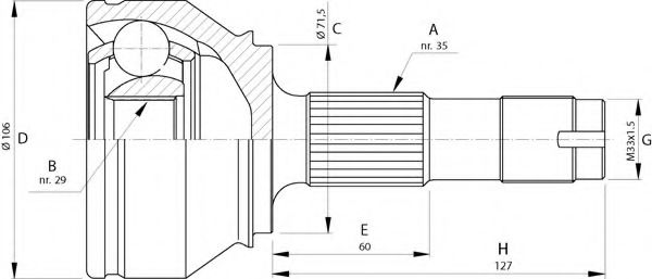 OPEN PARTS CVJ5719.10