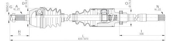 OPEN PARTS DRS6005.00