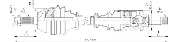 OPEN PARTS DRS6006.00