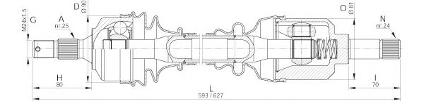 OPEN PARTS DRS6023.00