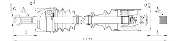 OPEN PARTS DRS6025.00