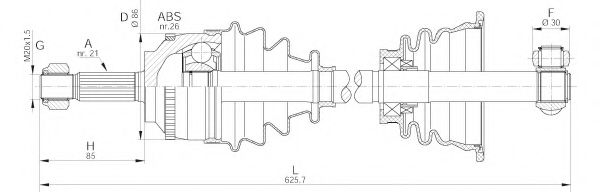 OPEN PARTS DRS6066.00