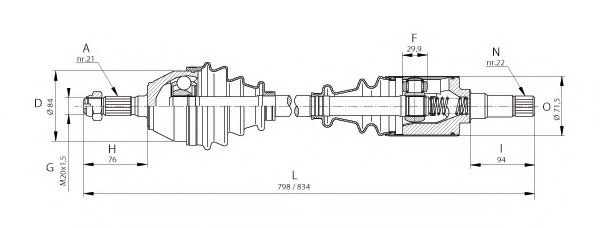 OPEN PARTS DRS6085.00