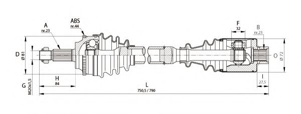 OPEN PARTS DRS6111.00