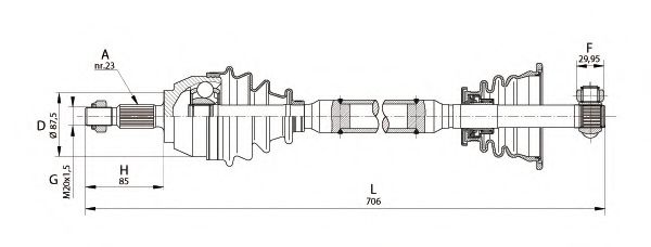 OPEN PARTS DRS6131.00