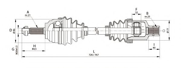 OPEN PARTS DRS6134.00