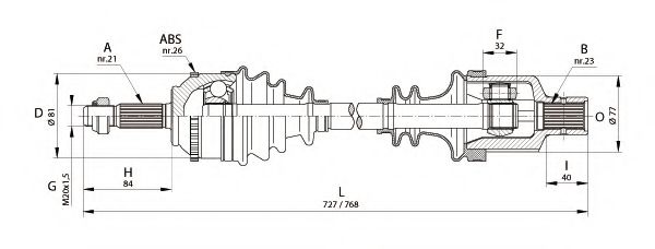 OPEN PARTS DRS6140.00