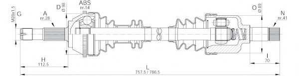 OPEN PARTS DRS6143.00