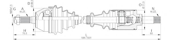 OPEN PARTS DRS6145.00