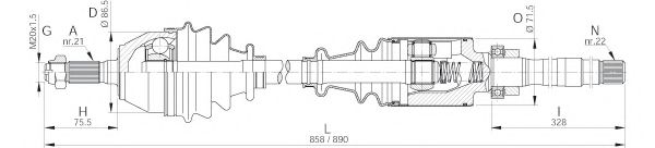 OPEN PARTS DRS6146.00