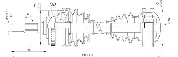 OPEN PARTS DRS6153.00