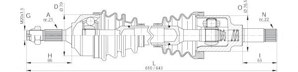 OPEN PARTS DRS6155.00