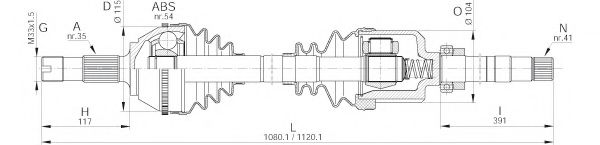 OPEN PARTS DRS6156.00