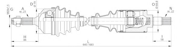 OPEN PARTS DRS6160.00