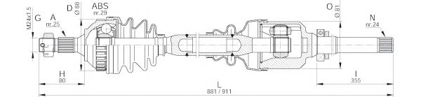 OPEN PARTS DRS6168.00