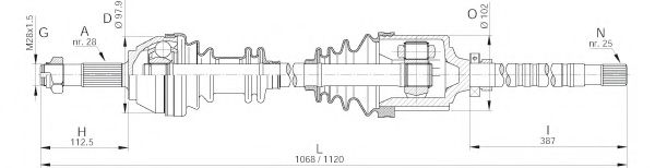 OPEN PARTS DRS6175.00