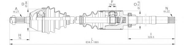 OPEN PARTS DRS6184.00